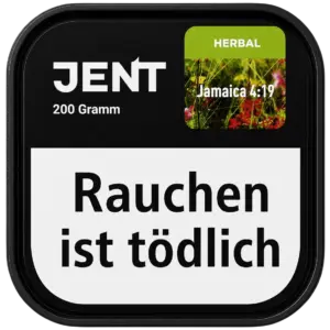 Jent Jamaica 4:19 200g Shisha Tabak Verpackung