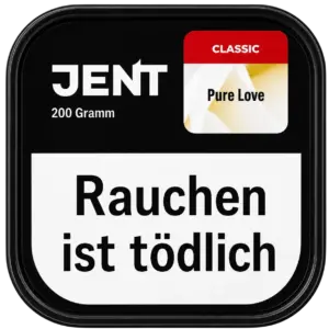 Jent Pure Love 200g Shisha Tabak Verpackung