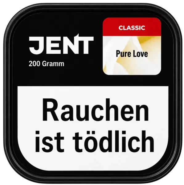 Jent Pure Love 200g Shisha Tabak Verpackung