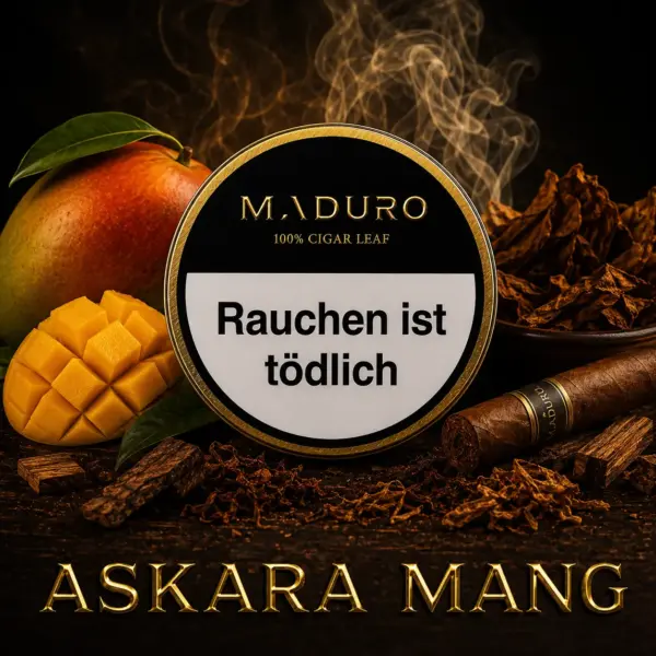 Maduro ASKARA MANG 100g Maduro Dark Mango - Dunkles Fruchtaroma Geschmack Geschmacksprofil