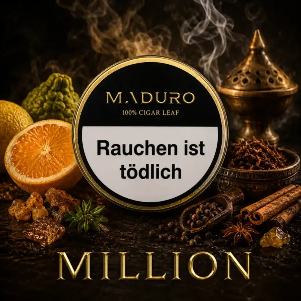 Maduro MILLION 100g Maduro Vanilla-Tonka-Amber Geschmack Geschmacksprofil