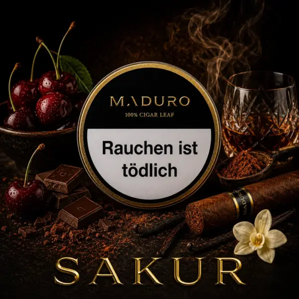 Maduro SAKUR 100g Maduro Sakura-Blüte-Fruchtig Geschmack Geschmacksprofil