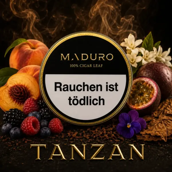 Maduro TANZAN 100g Maduro Kaffee-Sandelholz Geschmack Geschmacksprofil