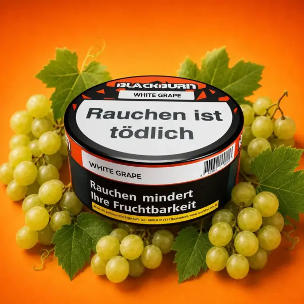BLACKBURN WHITE GRPE 100g Shisha Tabak Weiße Traube Geschmack