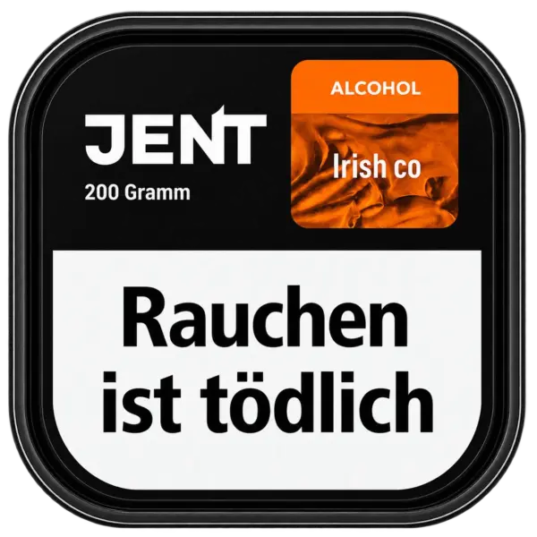 Jent Alcohol Line – Irish Cow 200g Shisha Tabak Packung Verpackung Premium