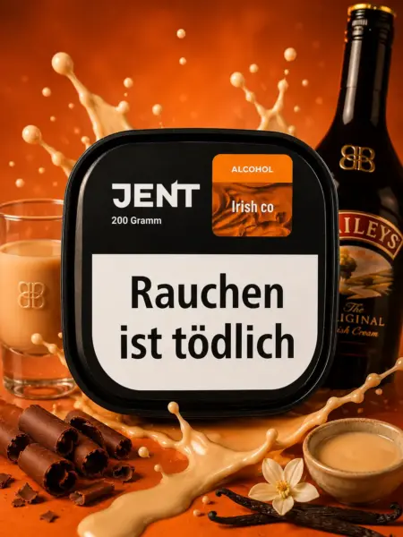 Jent Alcohol Line – Irish Cow 200g Shisha Tabak Sahne Whisky Geschmack