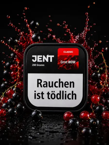 Jent Classic Line – Crrnt Wow 200g Shisha Tabak Johannisbeere Geschmack