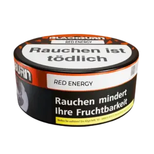 BLACKBURN RED ENERGY 100g Shisha Tabak Packung Verpackung Premium