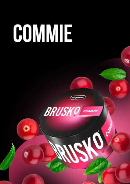 BRUSKO COMMIE 25g tabakfreie Shisha-Mischung Kirsche Geschmack