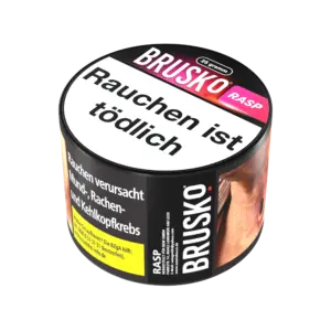 BRUSKO RASP 25g tabakfreie Shisha-Mischung Packung Verpackung