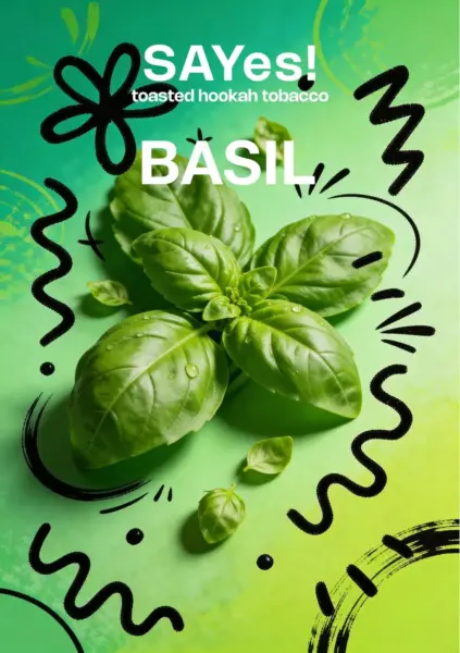 SAYes! BASIL 100g Shisha Tabak Basilikum Geschmack