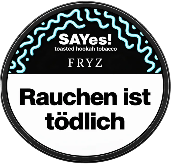 SAYes! FRYZ 100g Shisha Tabak Packung Verpackung Premium