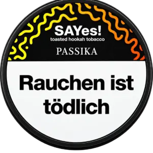 SAYes! PASSIKA 100g Shisha Tabak Packung Verpackung Premium