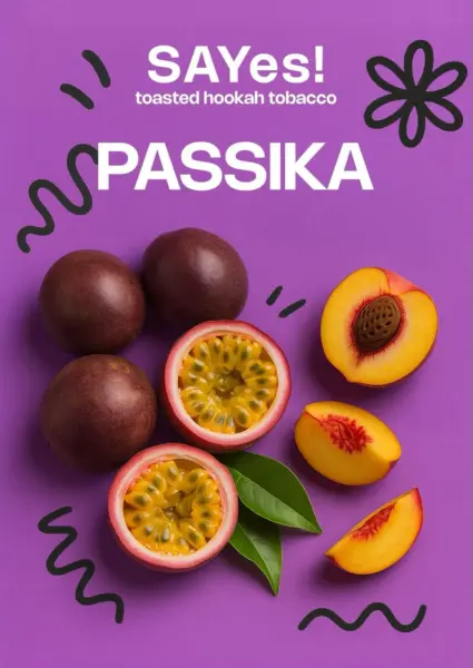 SAYes! PASSIKA 100g Shisha Tabak Maracuja-Pfirsich Geschmack