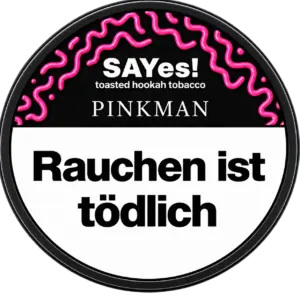 SAYes! PINKMAN 100g Shisha Tabak Packung Verpackung Premium
