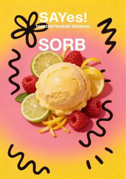 SAYes! SORB 100g Shisha Tabak Zitrus-Himbeer-Sorbet Geschmack