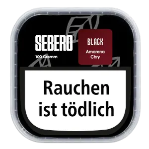 Sebero Black Amarena Chry 100g Shisha Tabak Dose