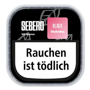 Sebero Black Clubnika 100g Shisha Tabak Dose