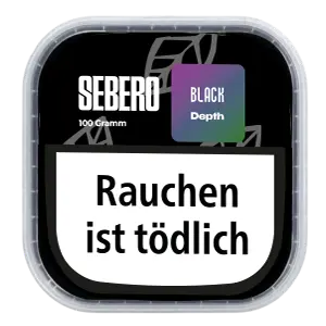 Sebero Black Depth 100g Shisha Tabak Dose