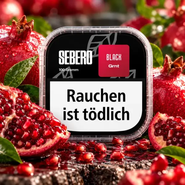 Sebero Black Grnt 100g Shisha Tabak Garnet Geschmack