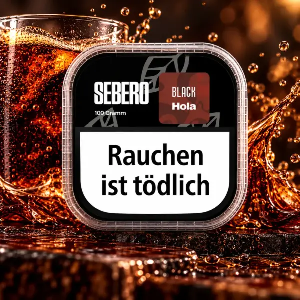 Sebero Black Hola 100g Shisha Tabak Cola Geschmack