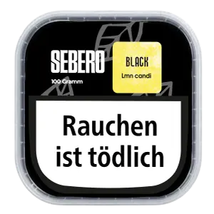 Sebero Black Lmn Candi 100g Shisha Tabak Dose