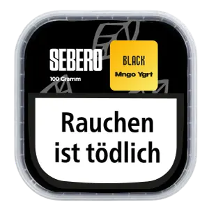 Sebero Black Mngo Ygrt 100g Shisha Tabak Dose