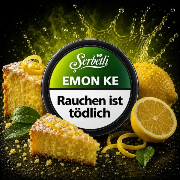 SERBETLI EMON KE 200G Shisha Tabak Zitronenkuchen Geschmack