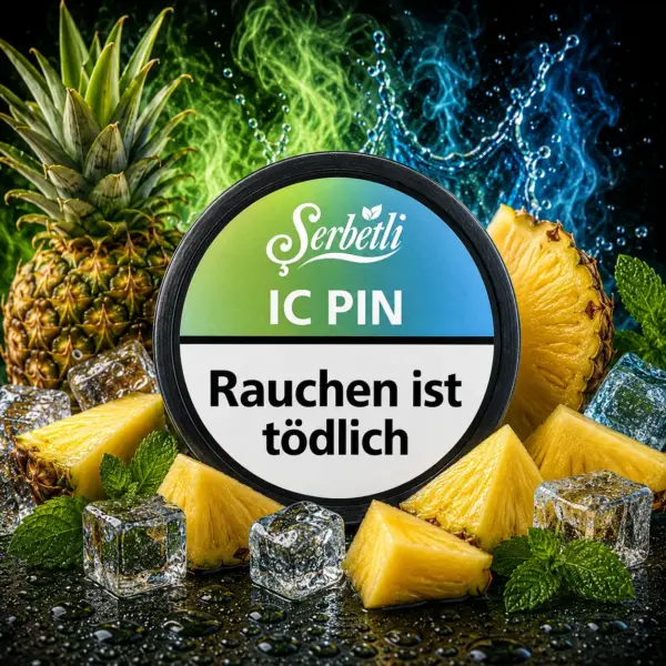 SERBETLI IC PIN 200G Shisha Tabak Ananas-Ice Geschmack